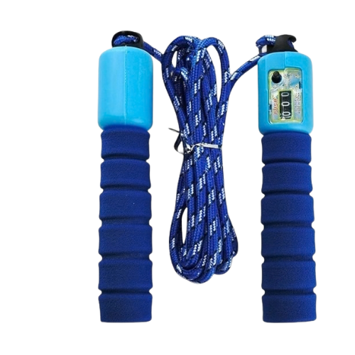 Just For Kicks Blue Jump Rope with Counter